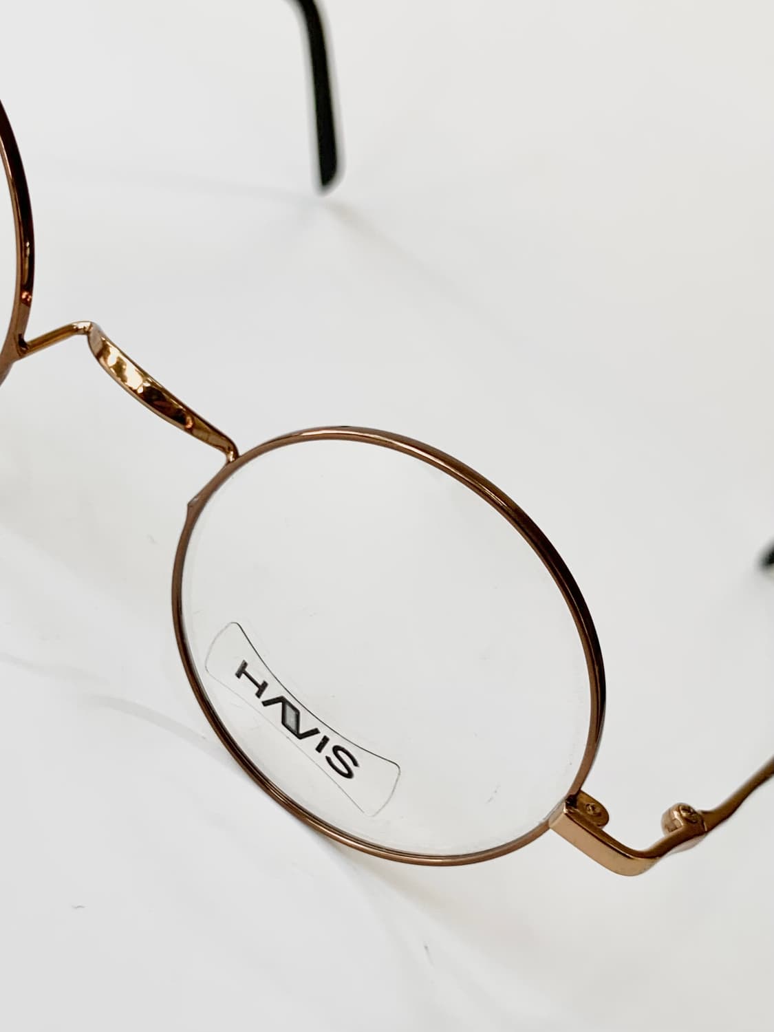 [픽키-586] (Small) 소형 라운드 안경테 브라운 메탈 상품이미지7