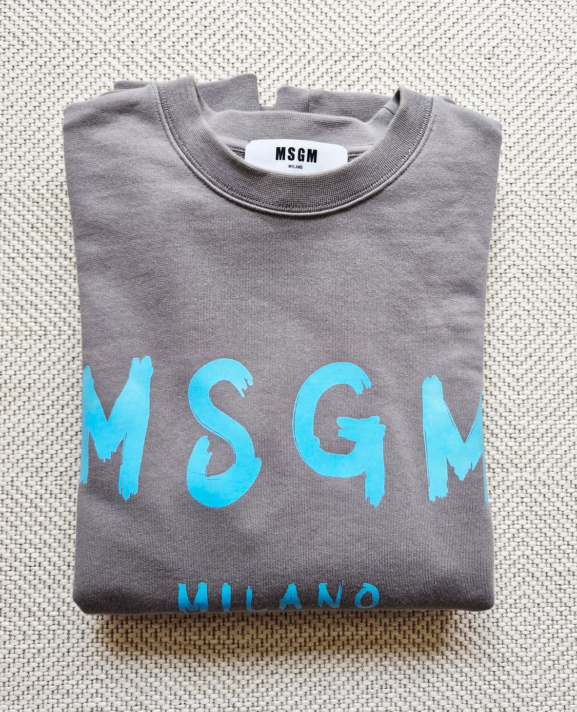 MSGM 엠에스지엠 브러쉬드 로고 맨투맨 스웻셔츠 XL  상품이미지3