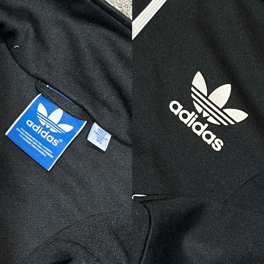 아디다스 블랙 삼선 져지 상품이미지5