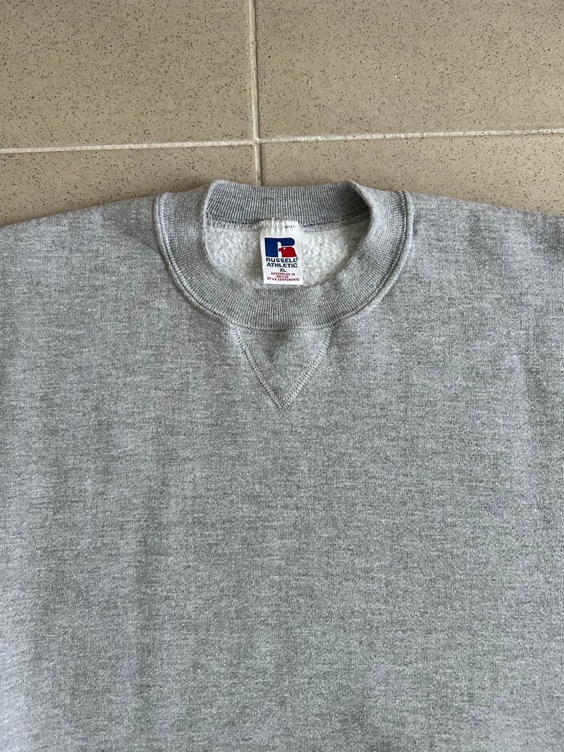 90s 빈티지 러셀 스웻셔츠 그레이 XL 상품이미지4