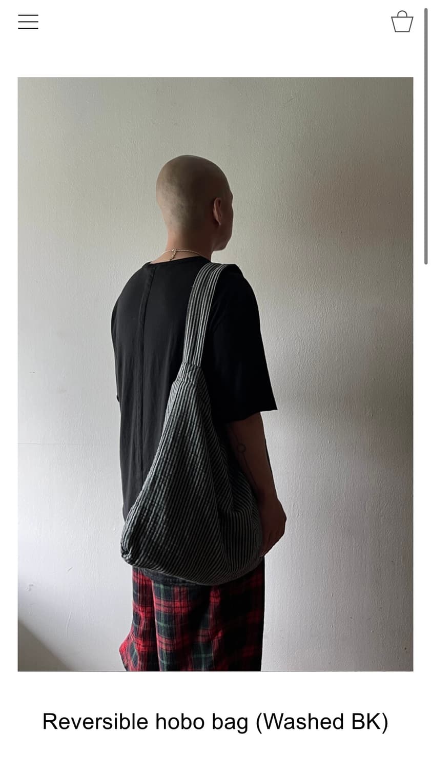 Wardrobe41 Reversible hobo bag 상품이미지1