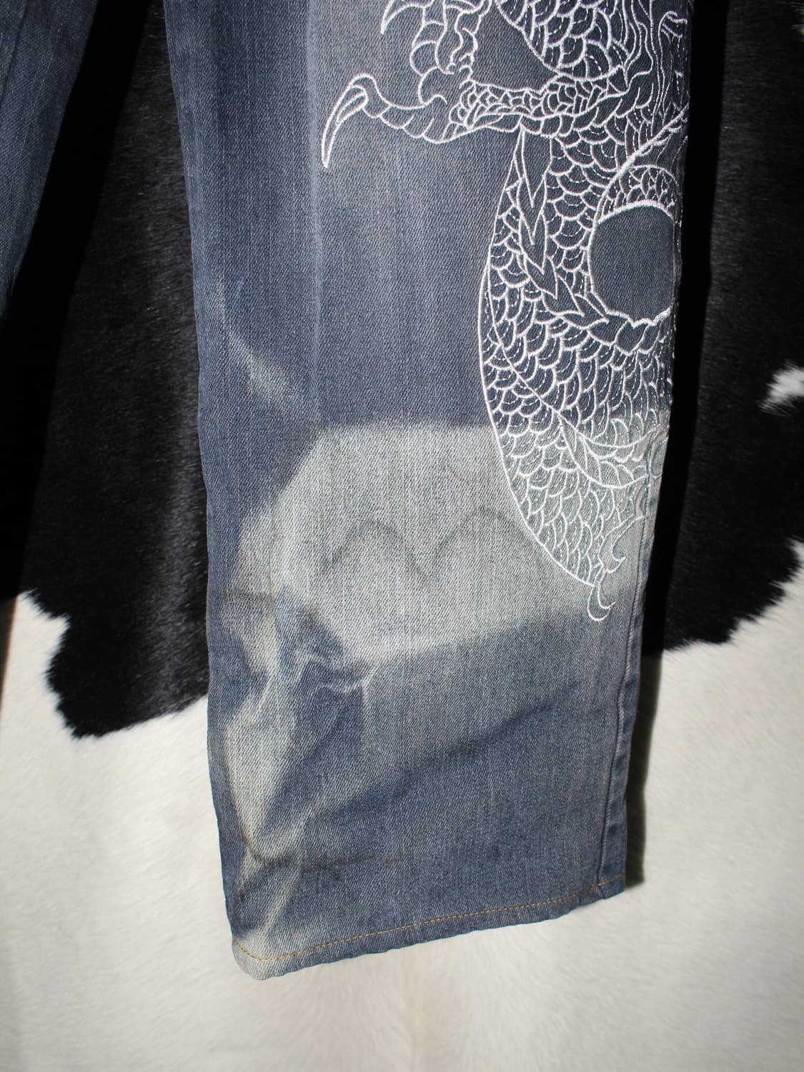 雅結 마사유Oriental Pattern Dragon wide pants 상품이미지6