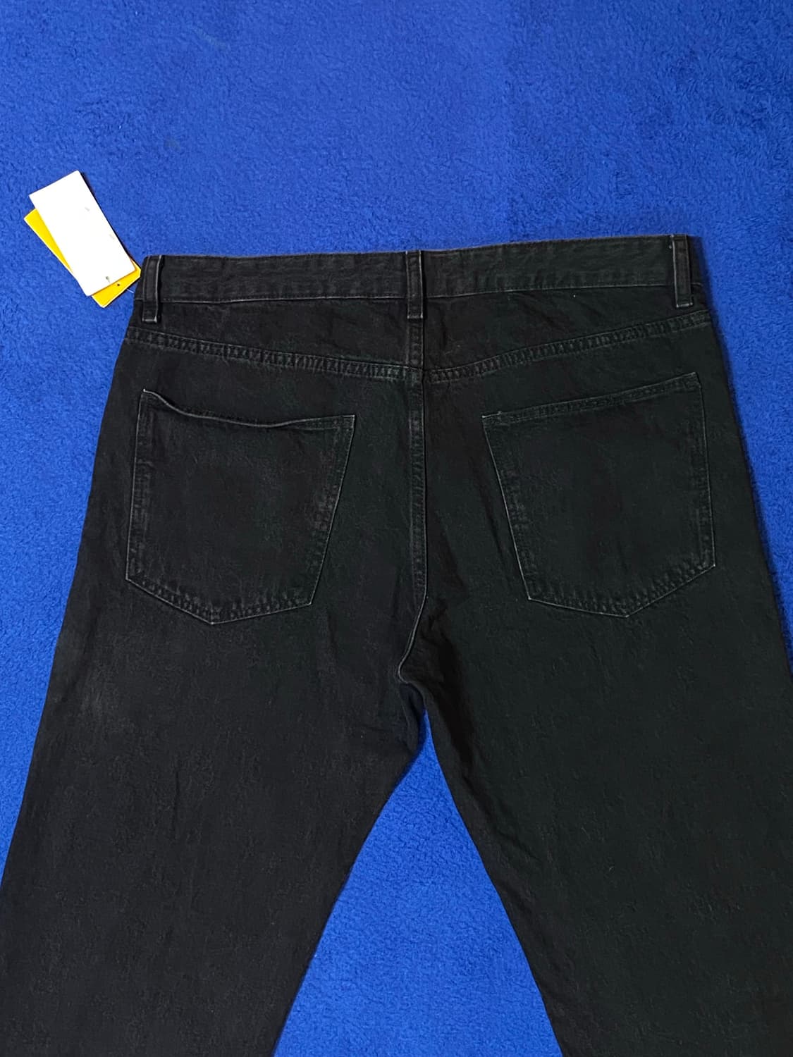 H&M 플라워 자수 워시드 블랙 진 34 상품이미지8