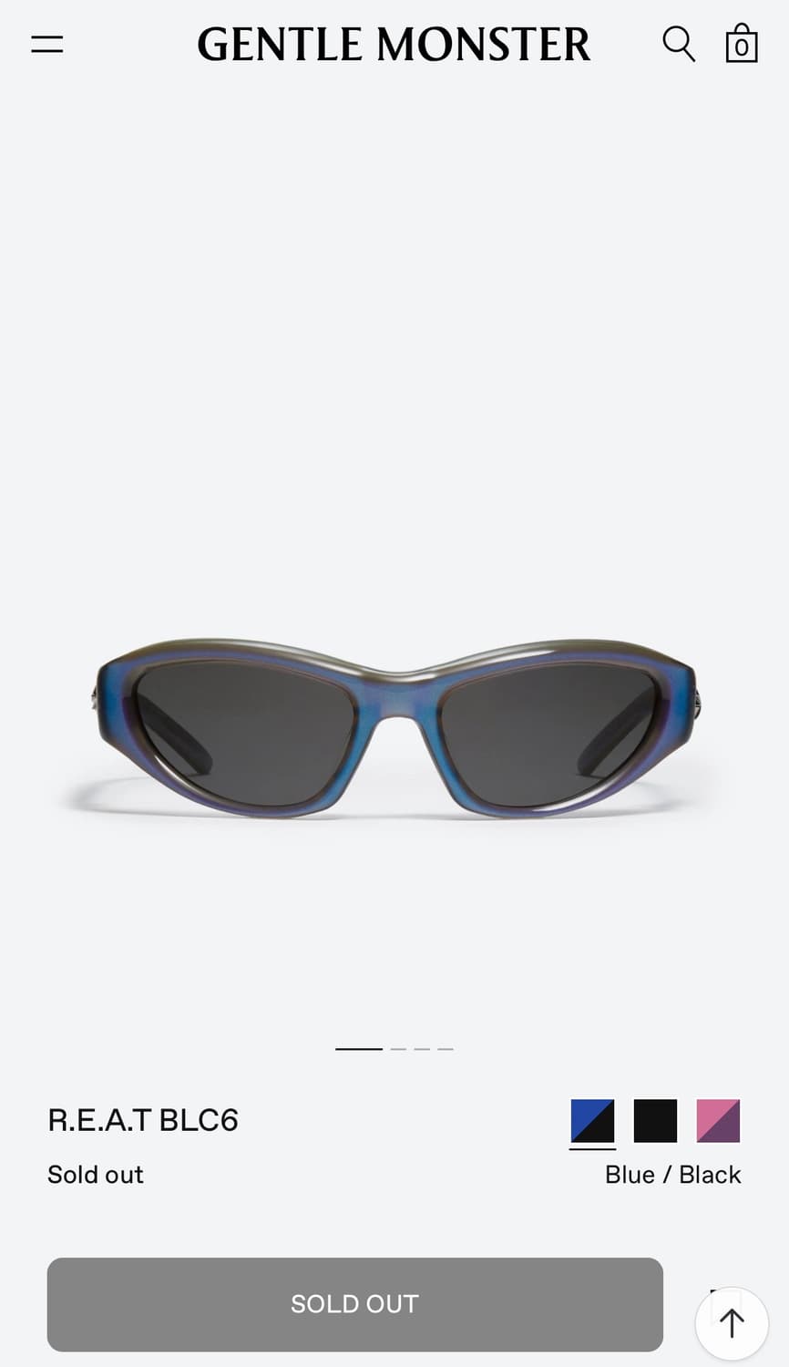 젠틀몬스터 선글라스 R.E.A.T BLC6 상품이미지2