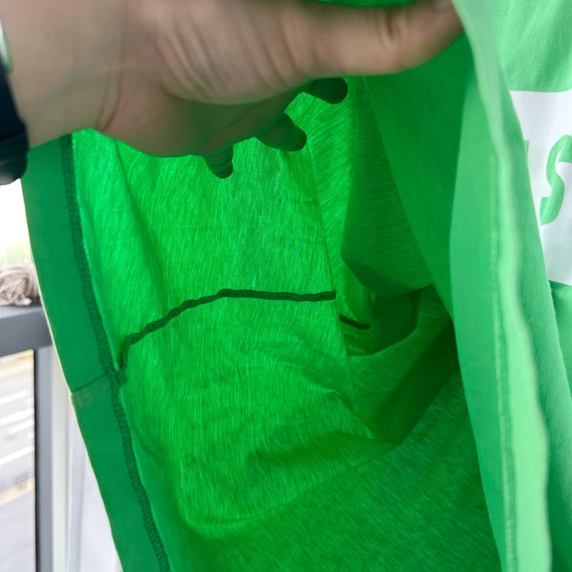 MSGM 엠에스지엠 박스 로고 프린팅 반팔티 그린 XL 상품이미지8