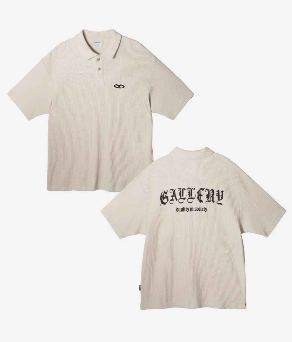 가터갤러리 WAFFLE PK T-SHIRTS_IV(L) 상품이미지1