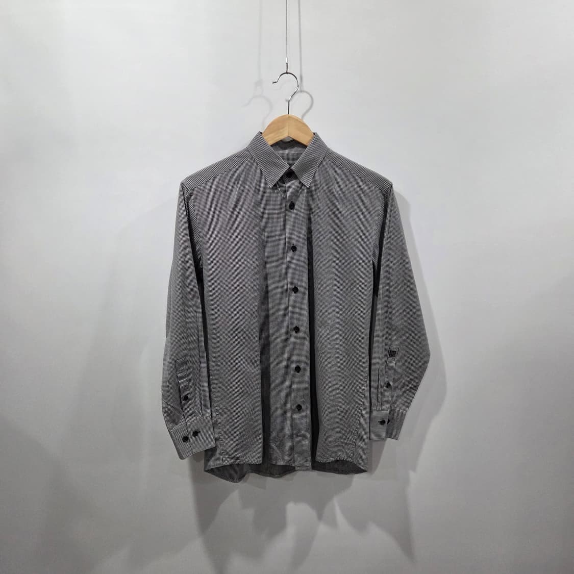 지방시 히든버튼다운 체크셔츠 95 상품이미지1