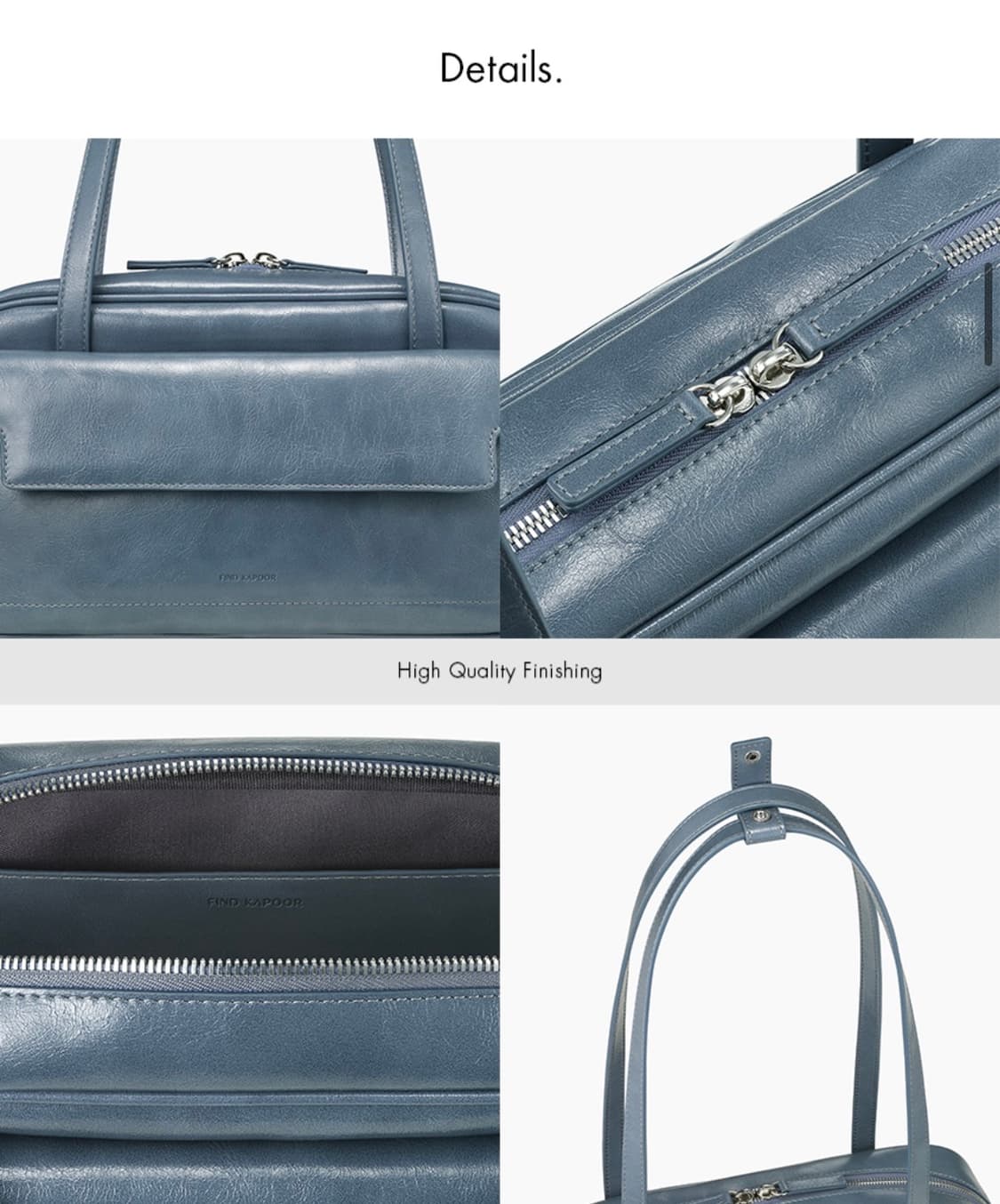 파인드카푸어 마티 로라백 32 크링클드 - 블루그린 상품이미지5