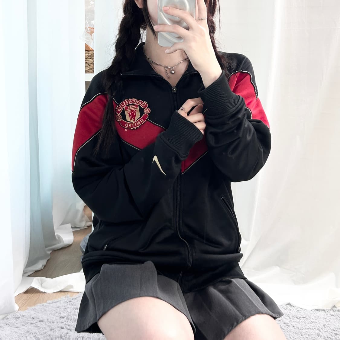 나이키 맨유 빅로고 검빨 져지 상품이미지4