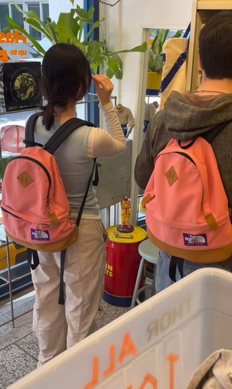 노스페이스 퍼플라벨 데이백 백팩 가방 핑크 PL02 상품이미지3