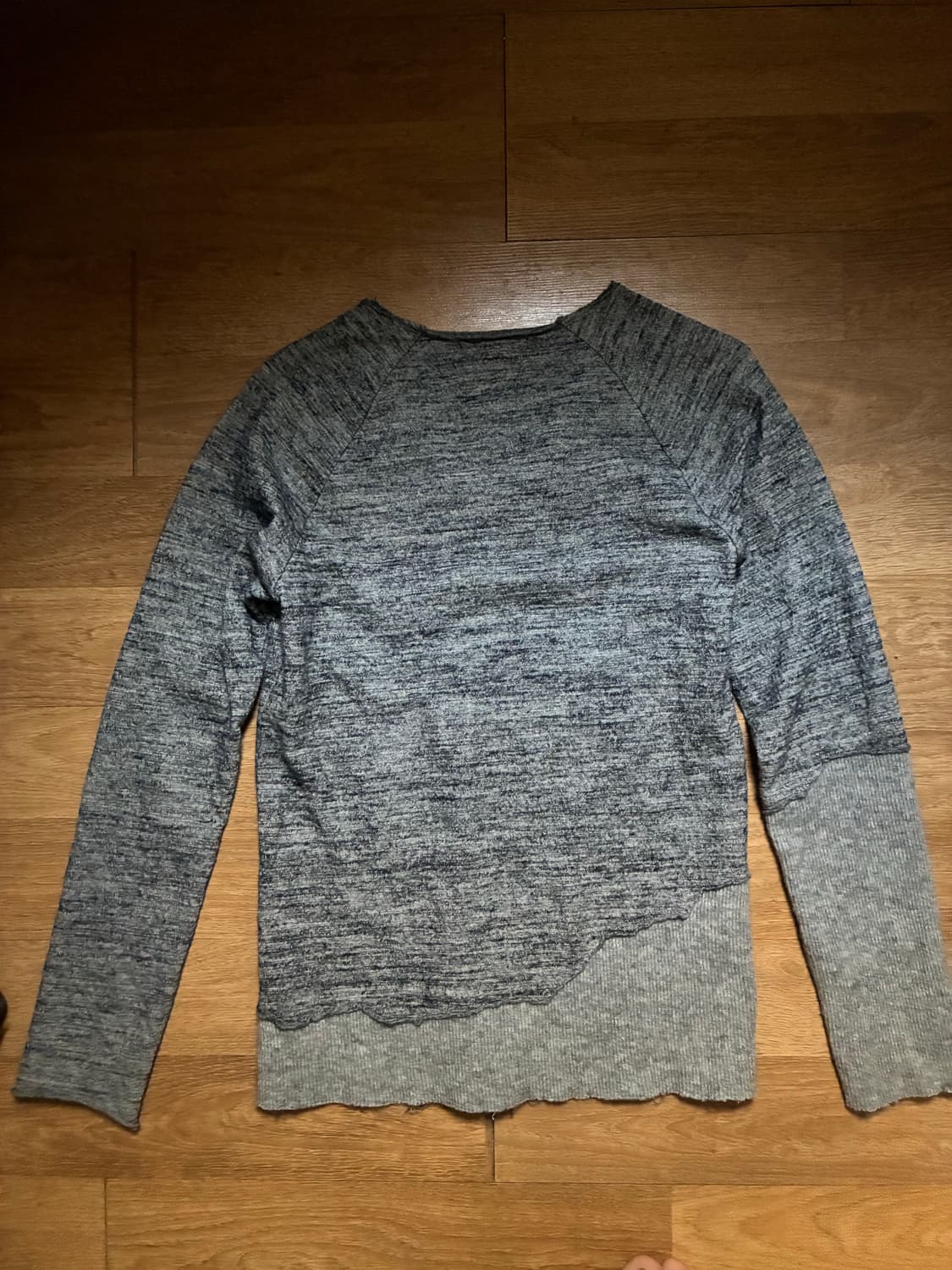 Shellac v neck distressed sleeve 46(M) 상품이미지5