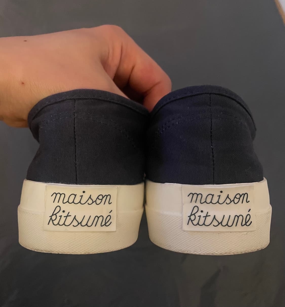 [새상품급] 메종키츠네 슬립온/캔버스 스니커즈 상품이미지4
