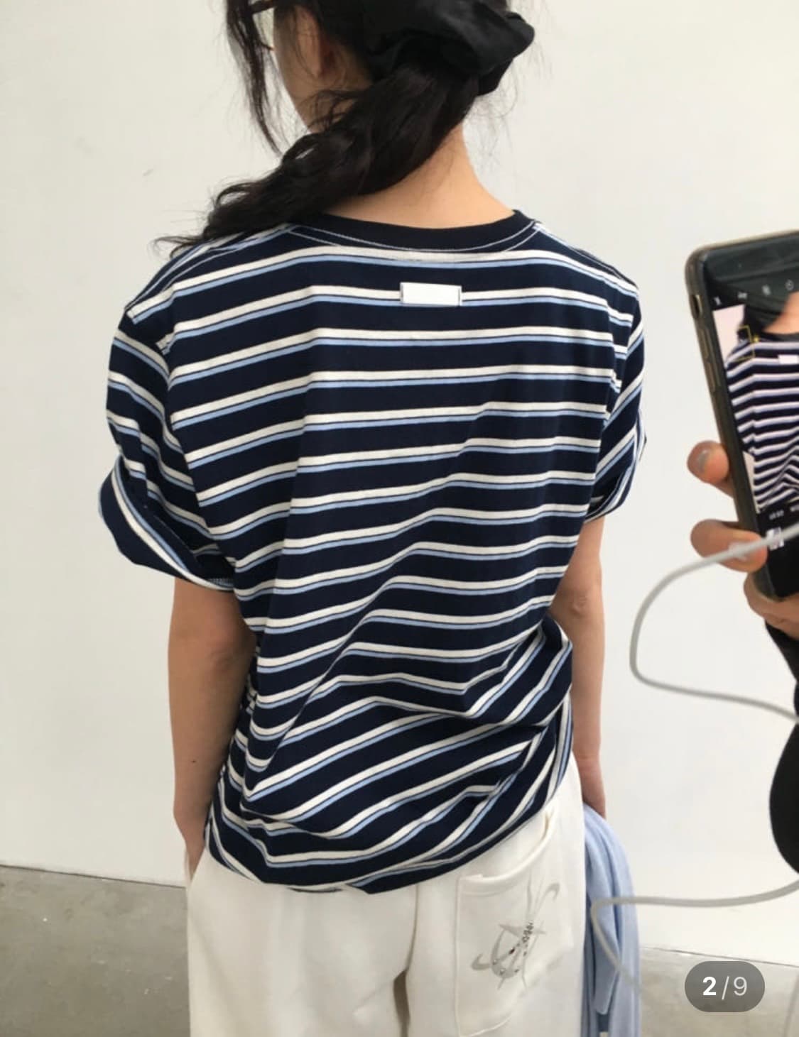 위아 스트라이프 버즈 티셔츠 상품이미지2