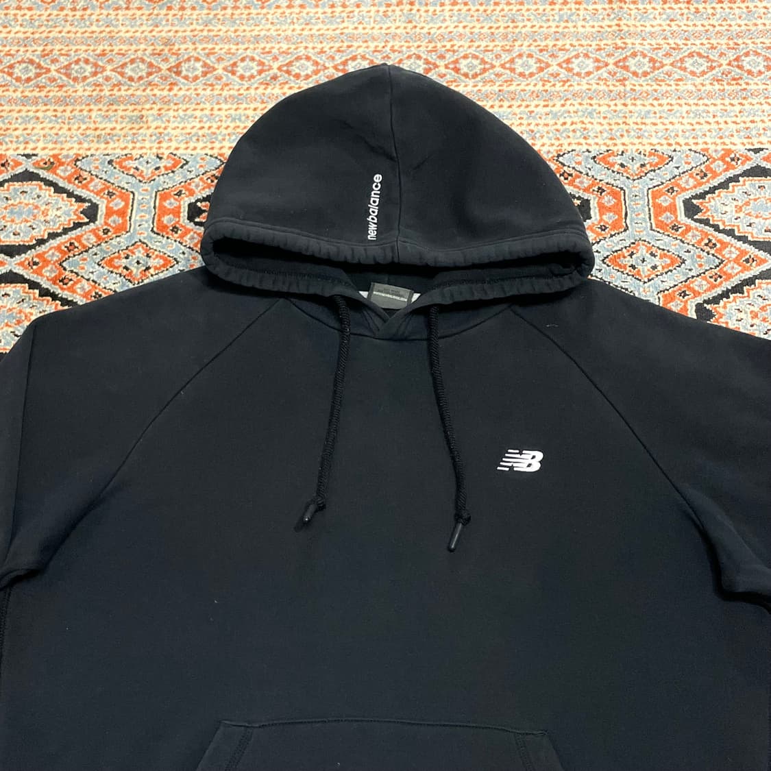 뉴발란스 블랙 기모 후드티셔츠 남성2XL 상품이미지2