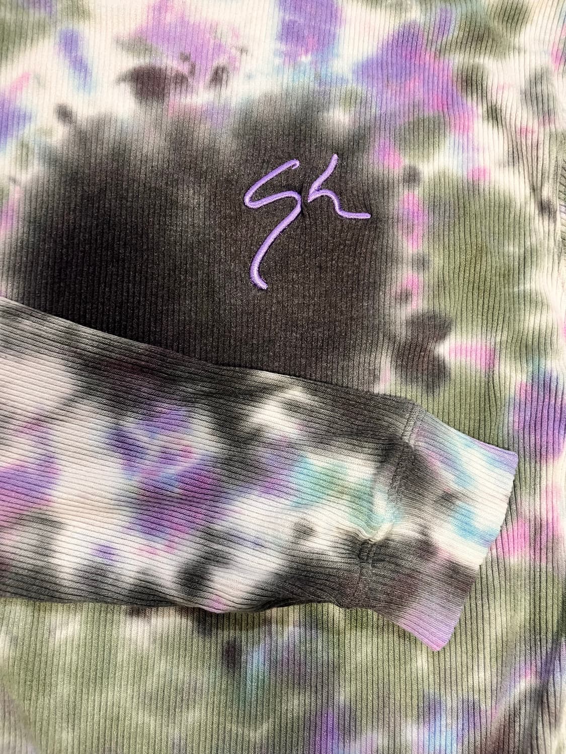 AMETHYST TIE DYE THERMAL LONG SLEEVE 상품이미지7
