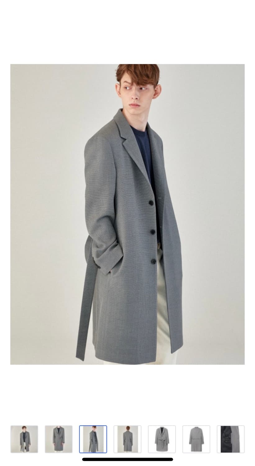 질 스튜어트 뉴욕 그레이 트윌 로브코트 상품이미지5