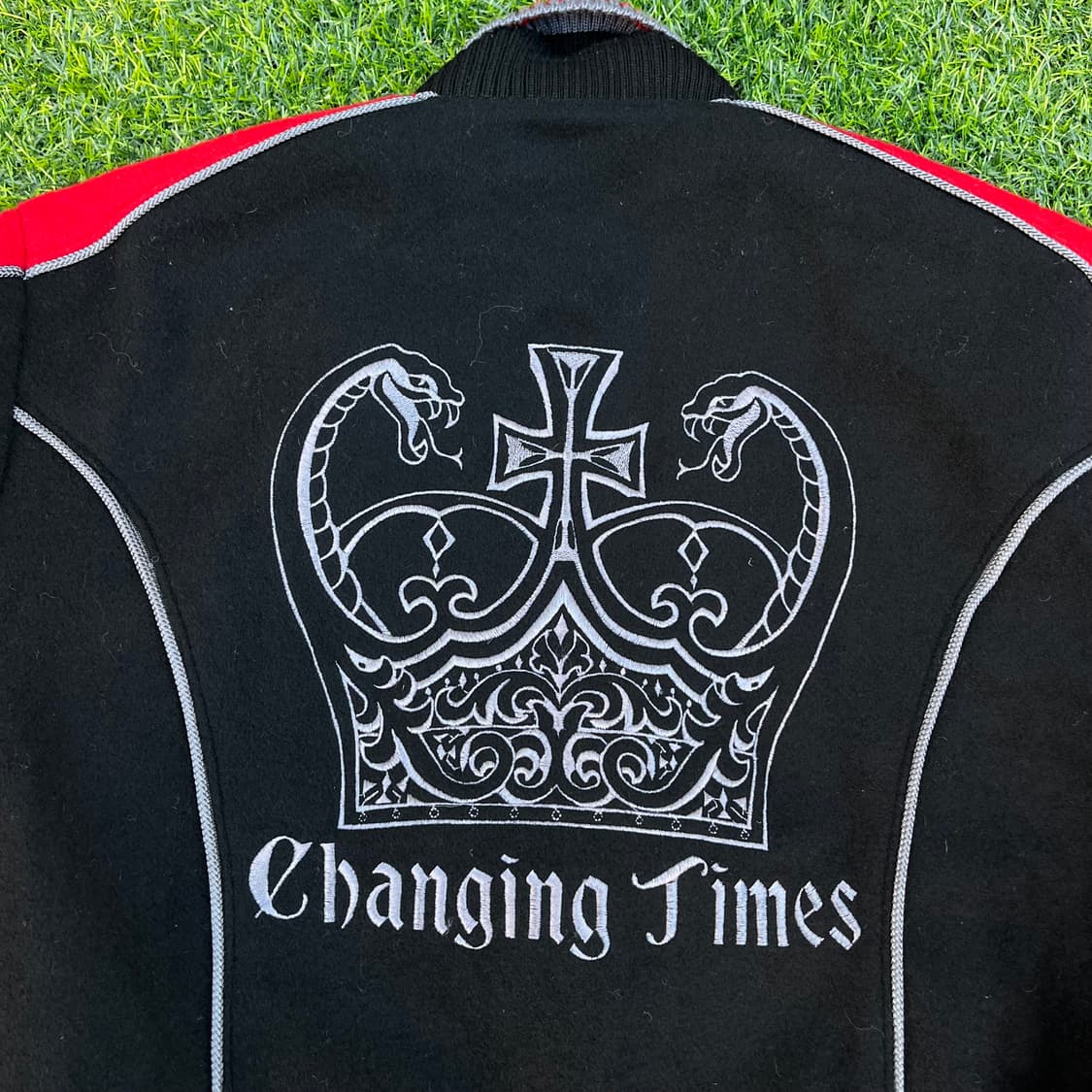 Changing Times 빈티지 바시티 자켓 (실측확인) 상품이미지8