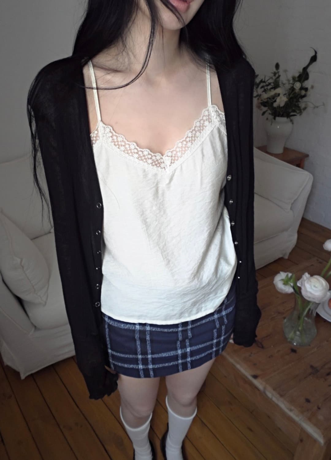 프롬뮤즈 snap see through cardigan 상품이미지1