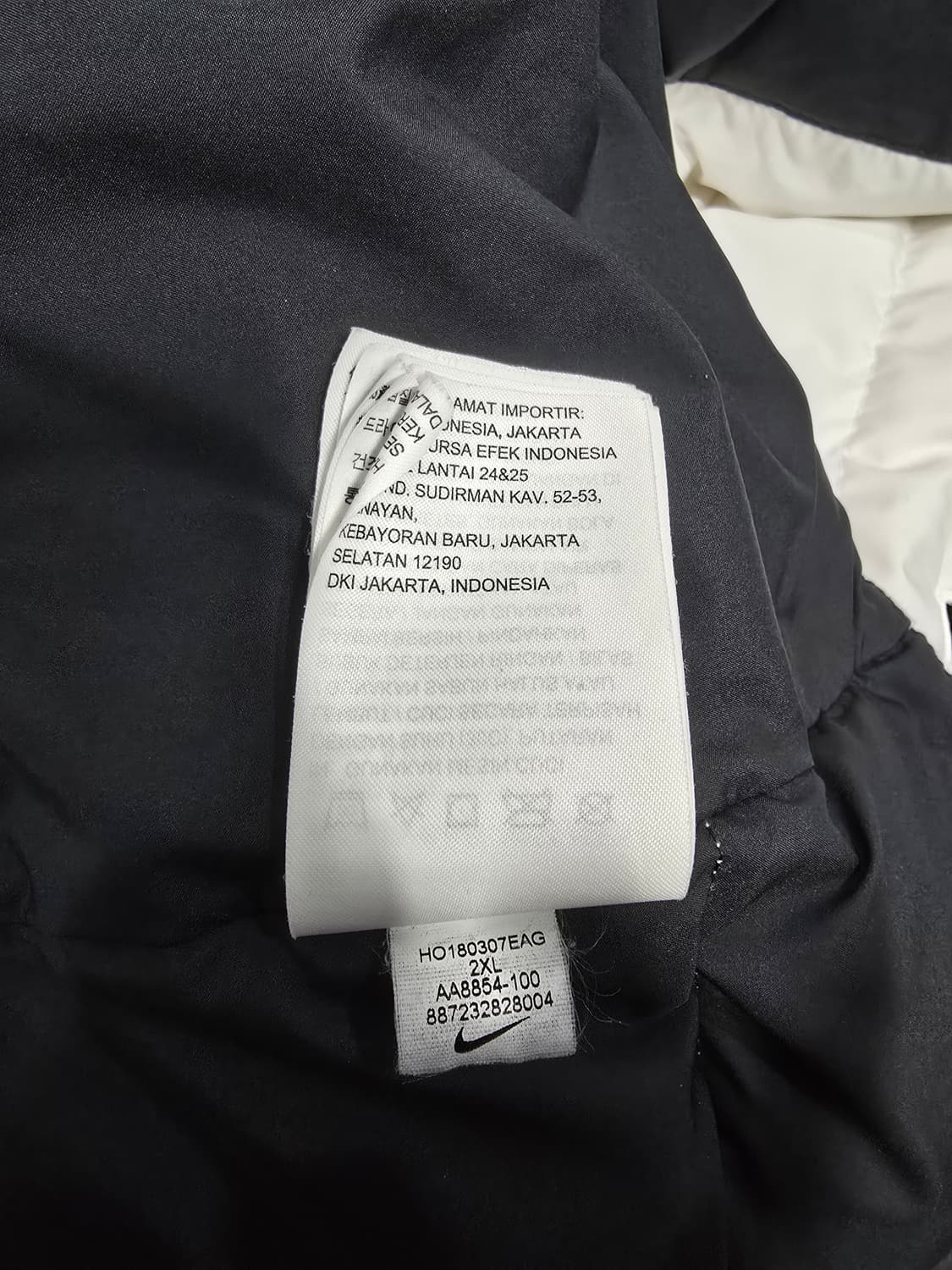 나이키  덕다운  화이트 롱패딩 상품이미지4