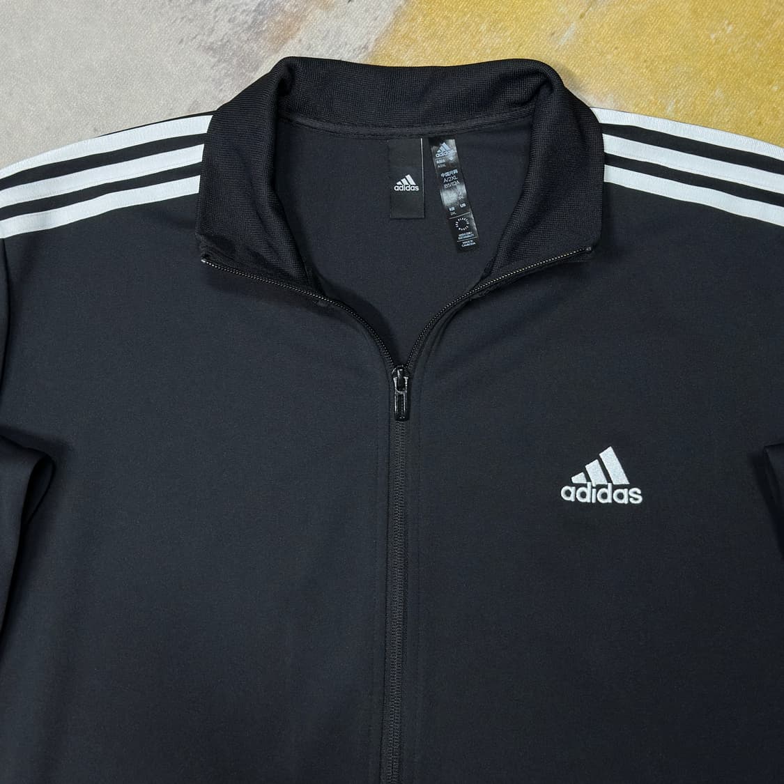 아디다스 삼선 블랙 트랙탑 xxl 상품이미지3