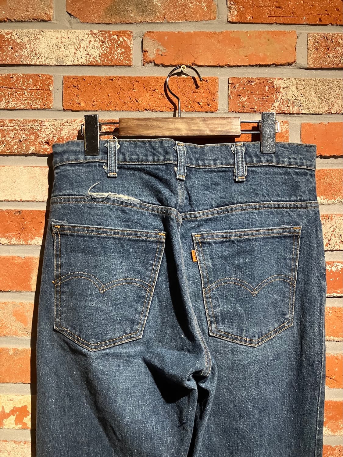 80s USA 빈티지 리바이스 646 벨바텀 데님 팬츠 상품이미지6