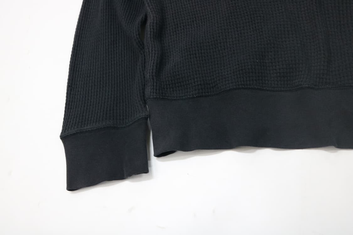 Anti-Label Jean 빈티지 블랙 와플 허니컴 후드 집업 (LL) 상품이미지8