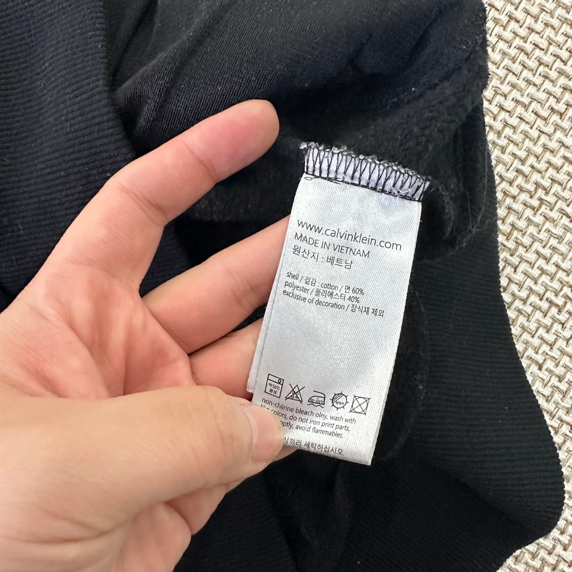 SP 캘빈클라인 기모 후드집업 0401D 상품이미지3