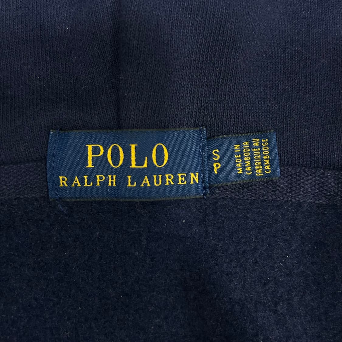 Polo 폴로 화이트 포니 네이비 트임 후드집업 상품이미지5