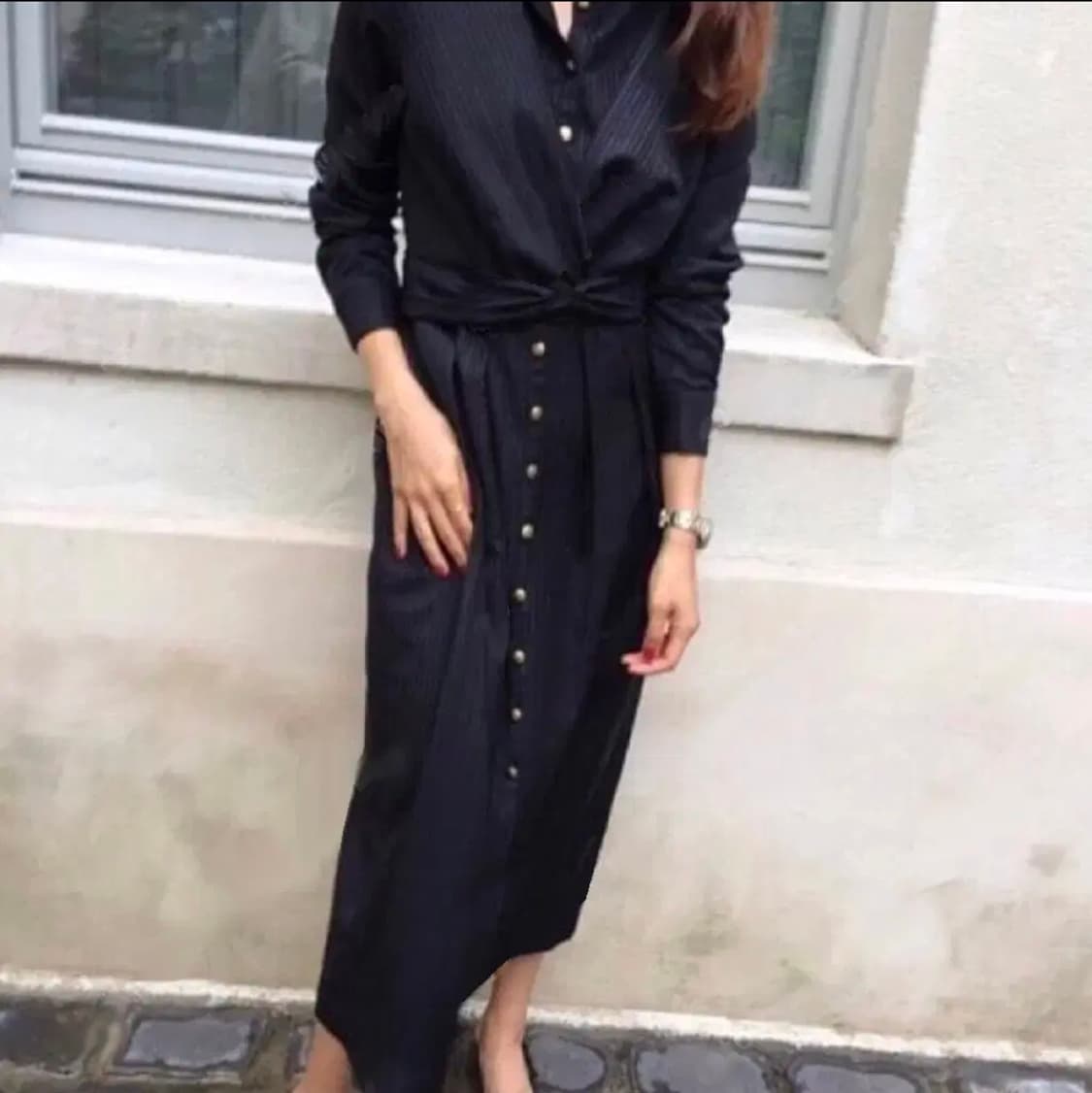 엘보른(ELBORN) 누메로 셔츠원피스 55-66 새상품 상품이미지2