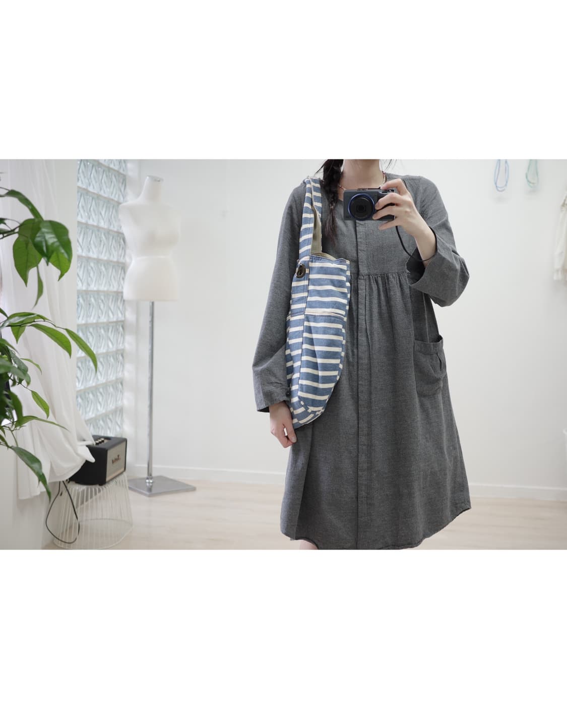 Urban Research charcoal one-piece 상품이미지6