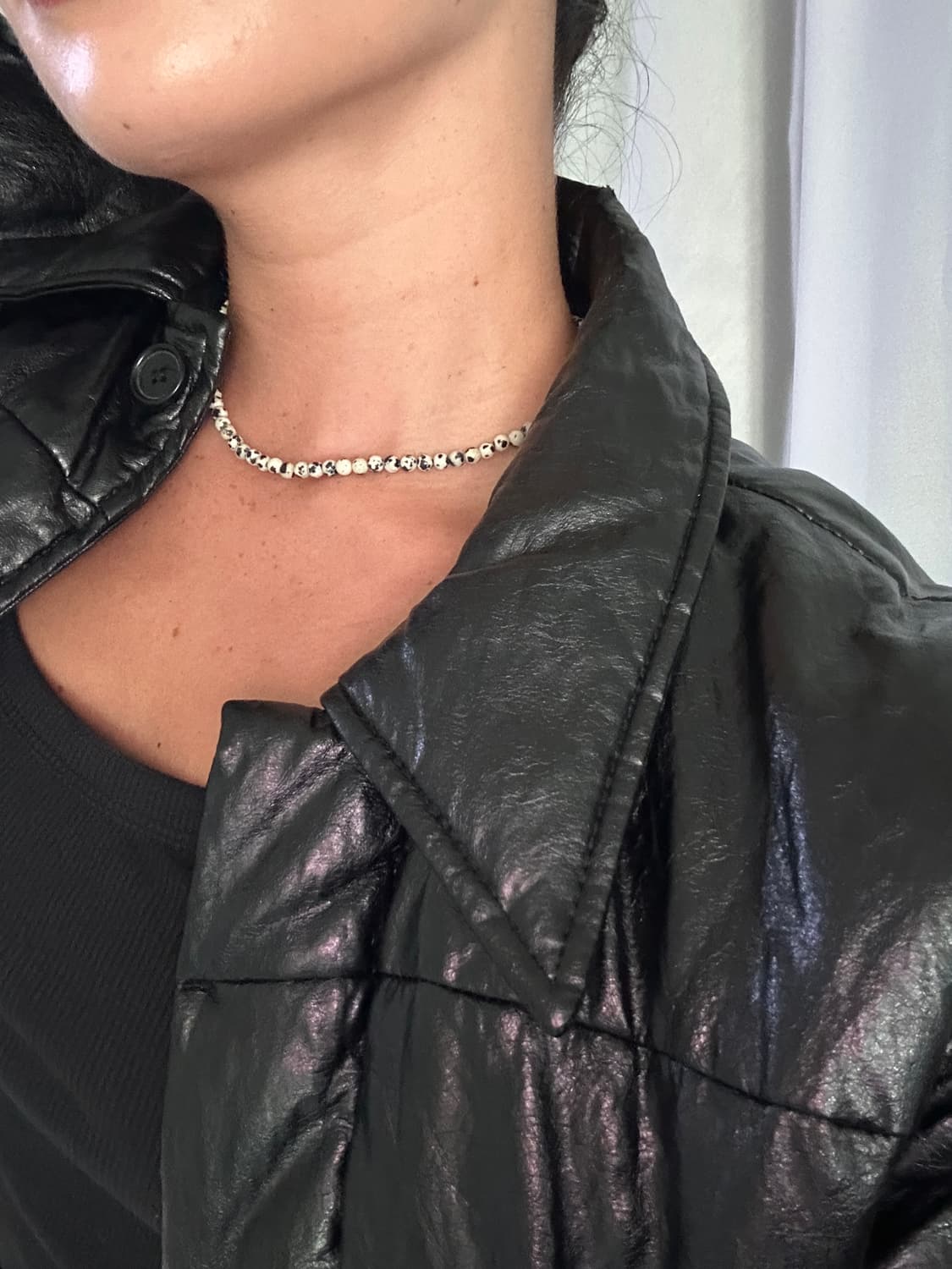 Dalmatian stone necklace 상품이미지4
