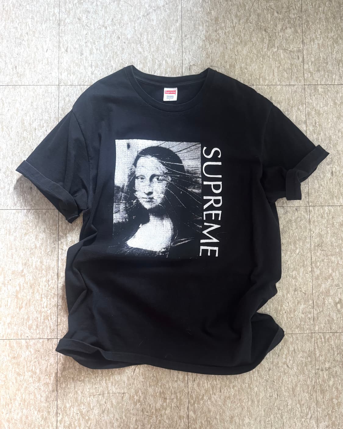 18ss Mona Lisa Tee - Black 모나리자 티셔츠 상품이미지1