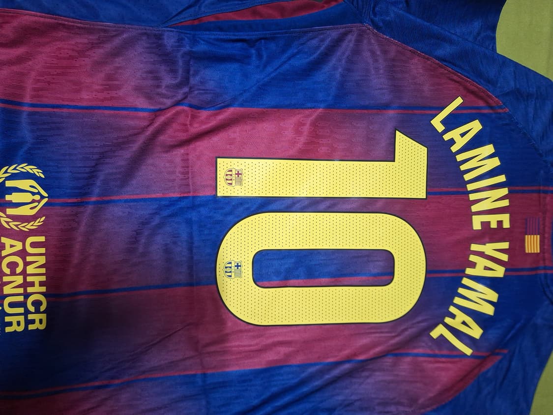 2526 바르셀로나 야말 축구유니품 반팔 oem 상품이미지1