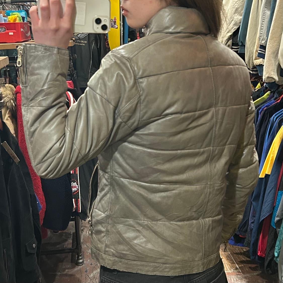 [HI] VTG 숏패딩 카키  상품이미지5