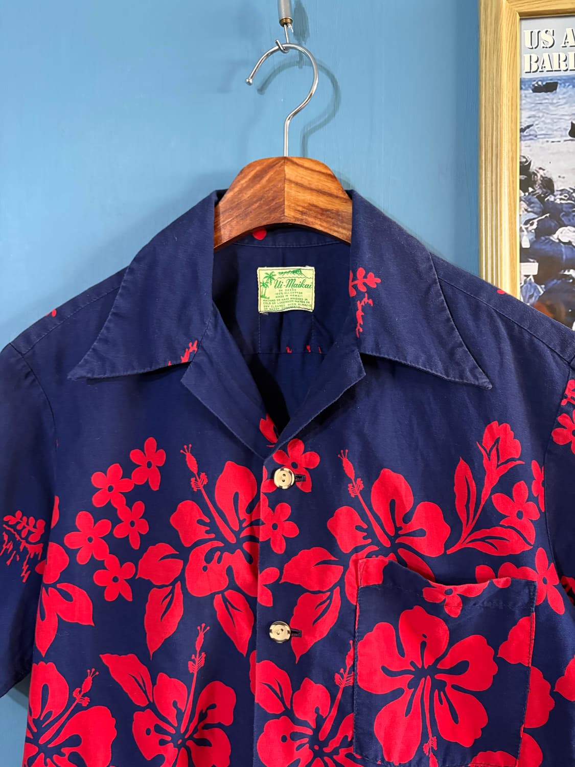 70-80’s Ui-Mai Kai Aloha Shirt.  상품이미지3