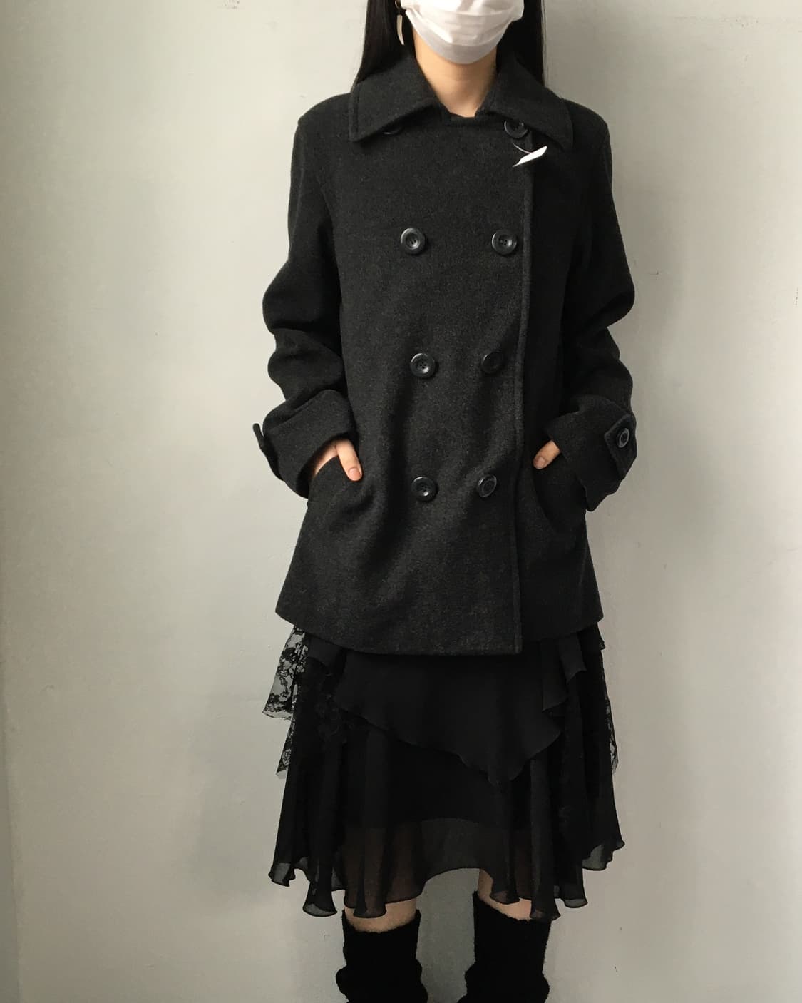 Double button coat 상품이미지8