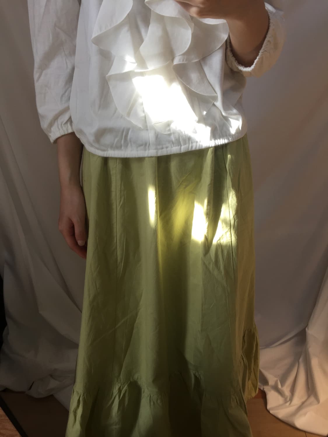 GU 코튼 스커트 상품이미지3