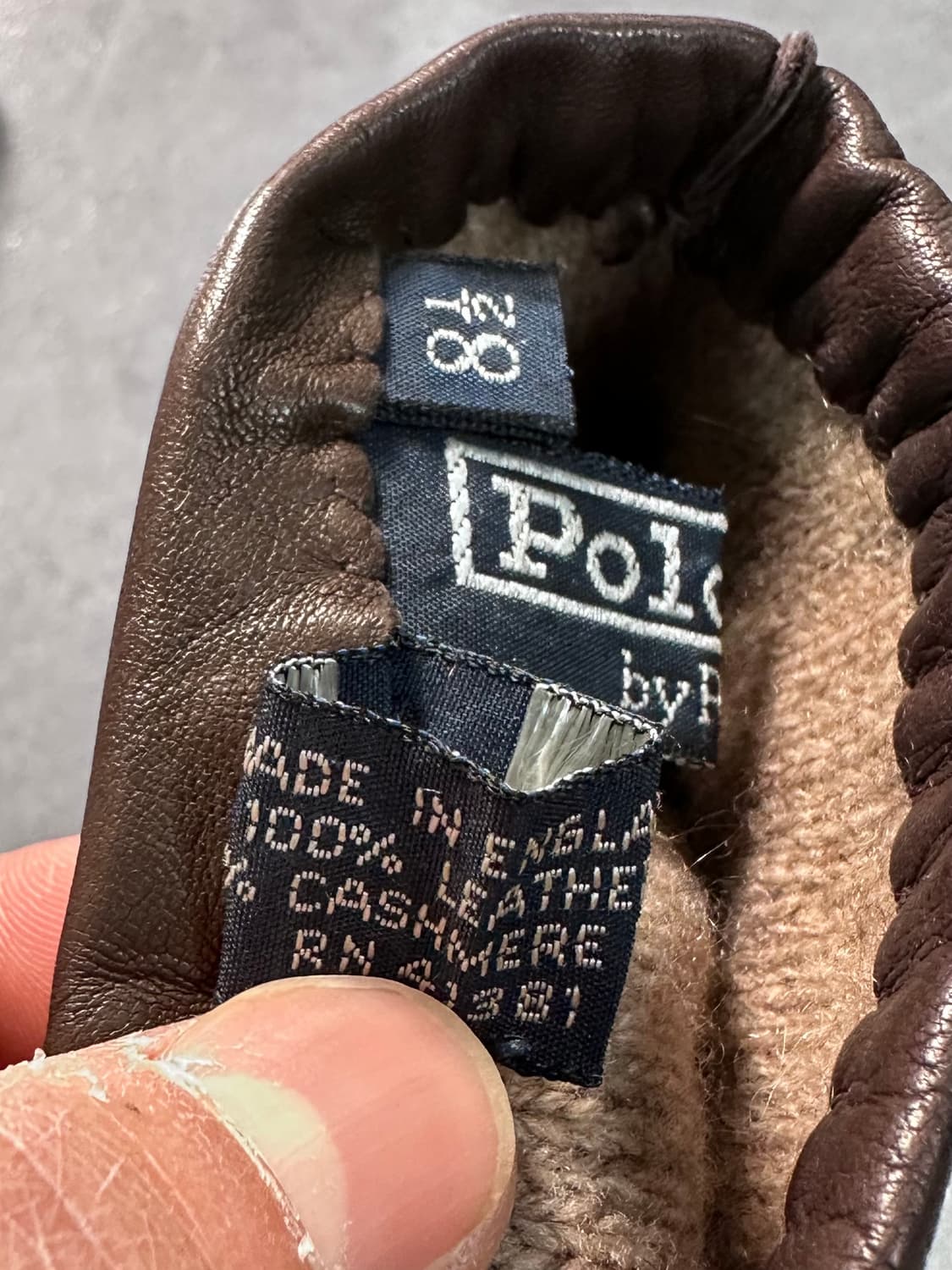 폴로 랄프로렌 가죽 장갑 (vac.01) 상품이미지4