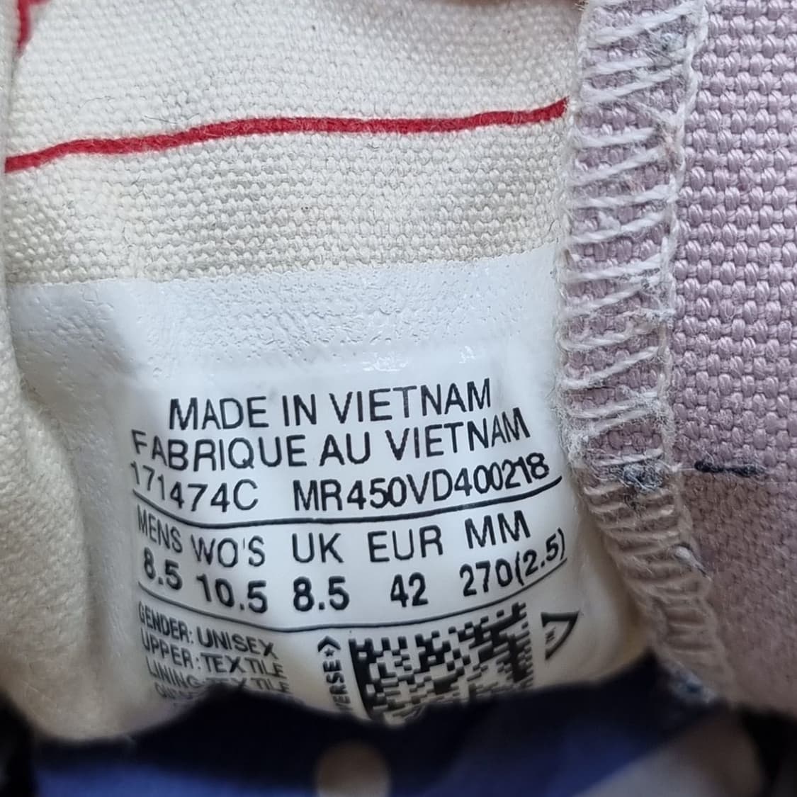 컨버스 척70 바이올렛 남성하이탑270. 상품이미지6