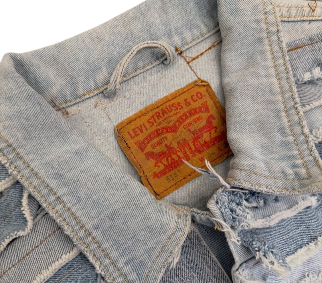 리바이스 데님 해체 리폼 청자켓 F 상품이미지5