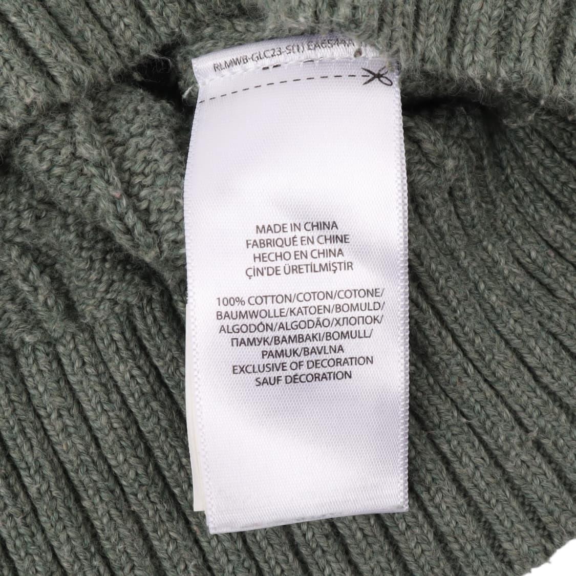 폴로 랄프로렌 그린 코튼 케이블 니트 스웨터 상품이미지9