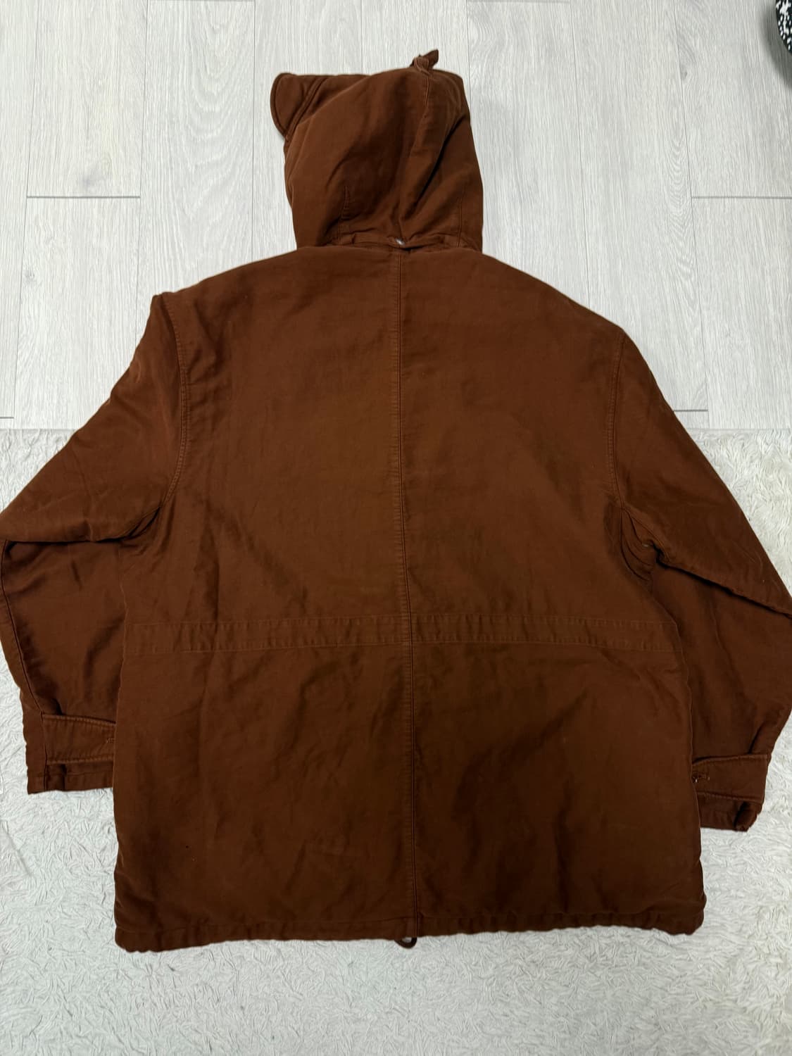 (XL)카브엠트 24fw 디테처블 퀼팅 후드 자켓 상품이미지2