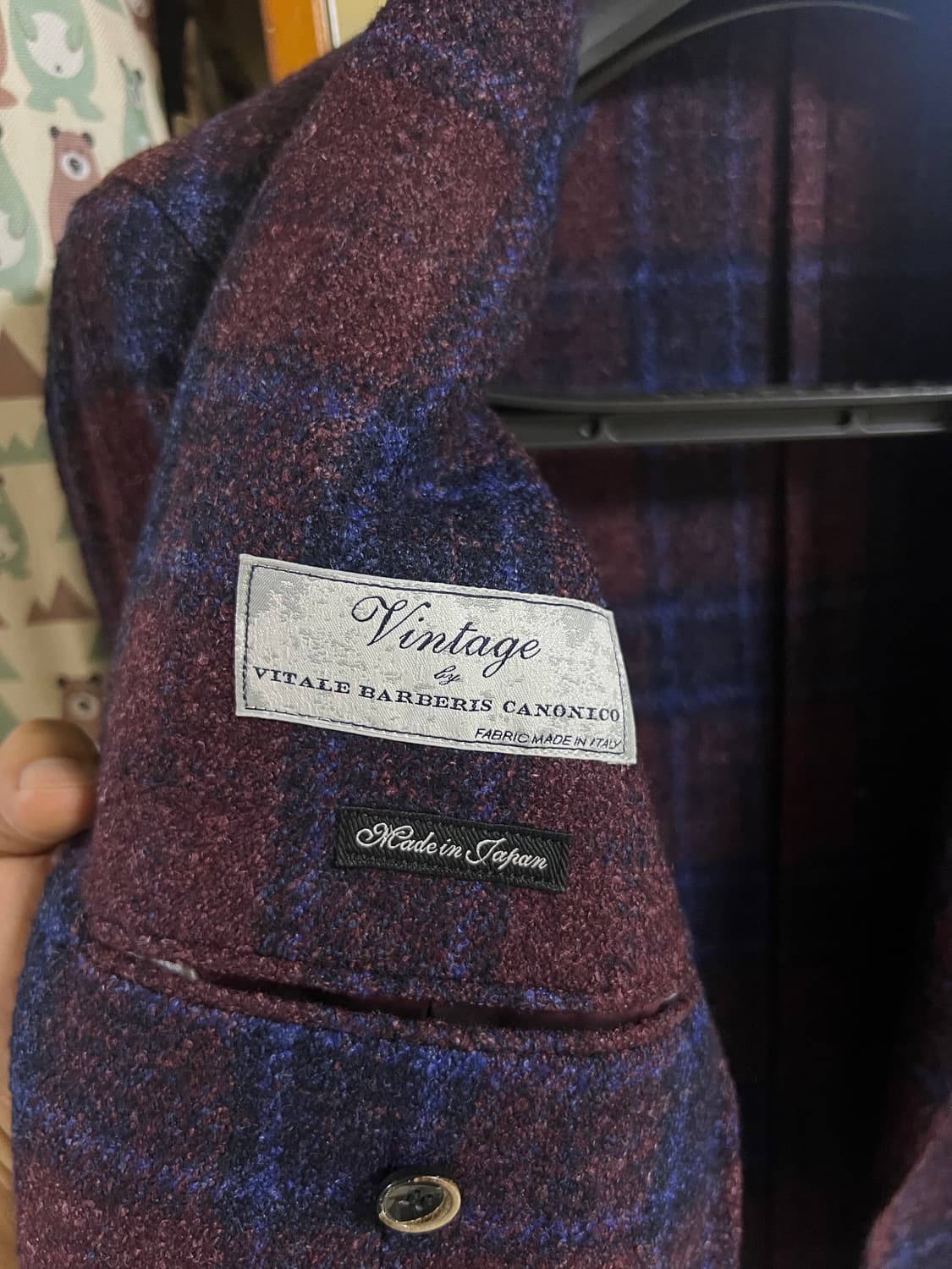 수트서플라이 하바나 울실크 빈티지 까노니코 자켓 상품이미지5