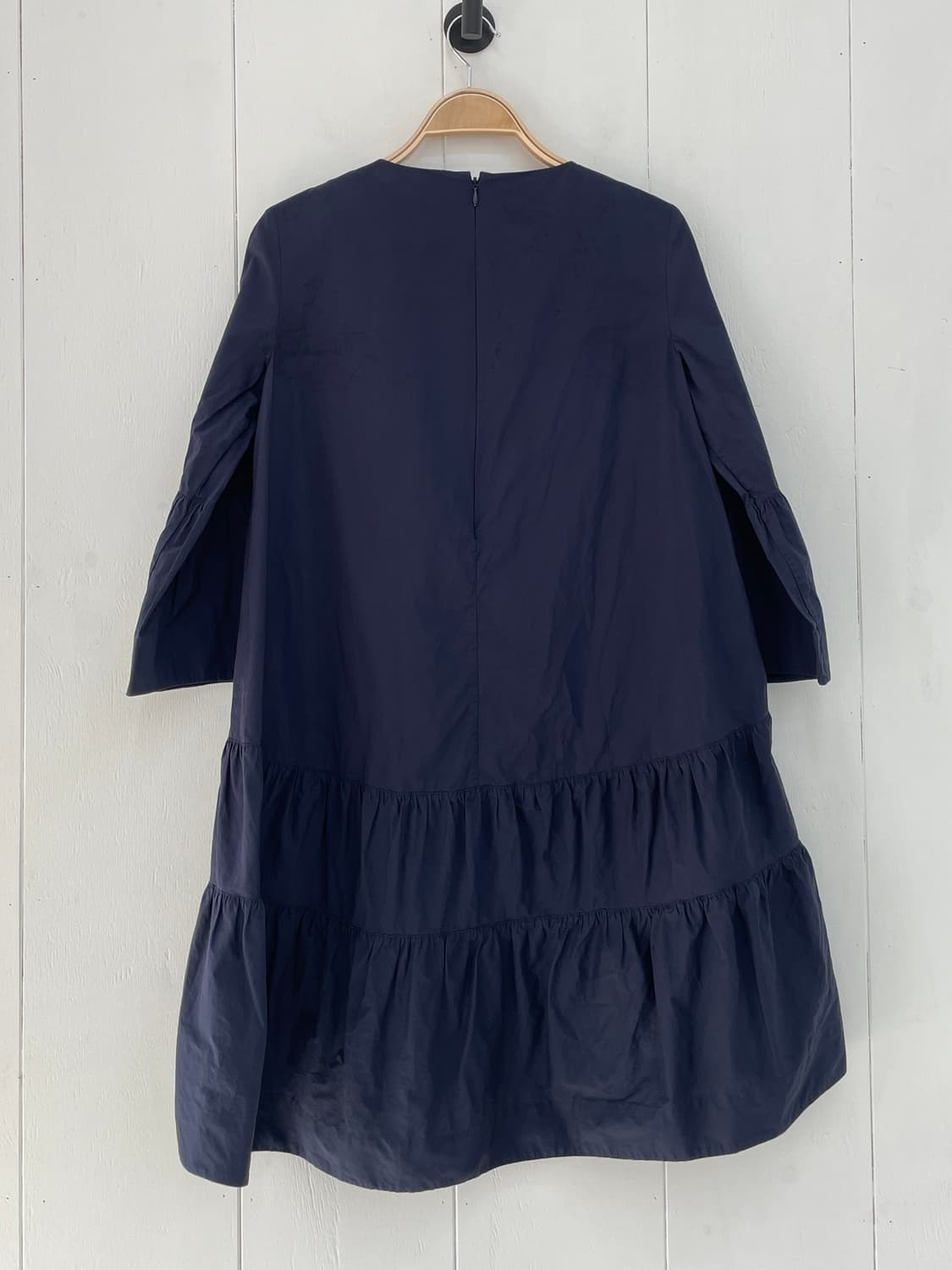 코스(COS) 네이비 티어드 셔링 원피스 상품이미지3