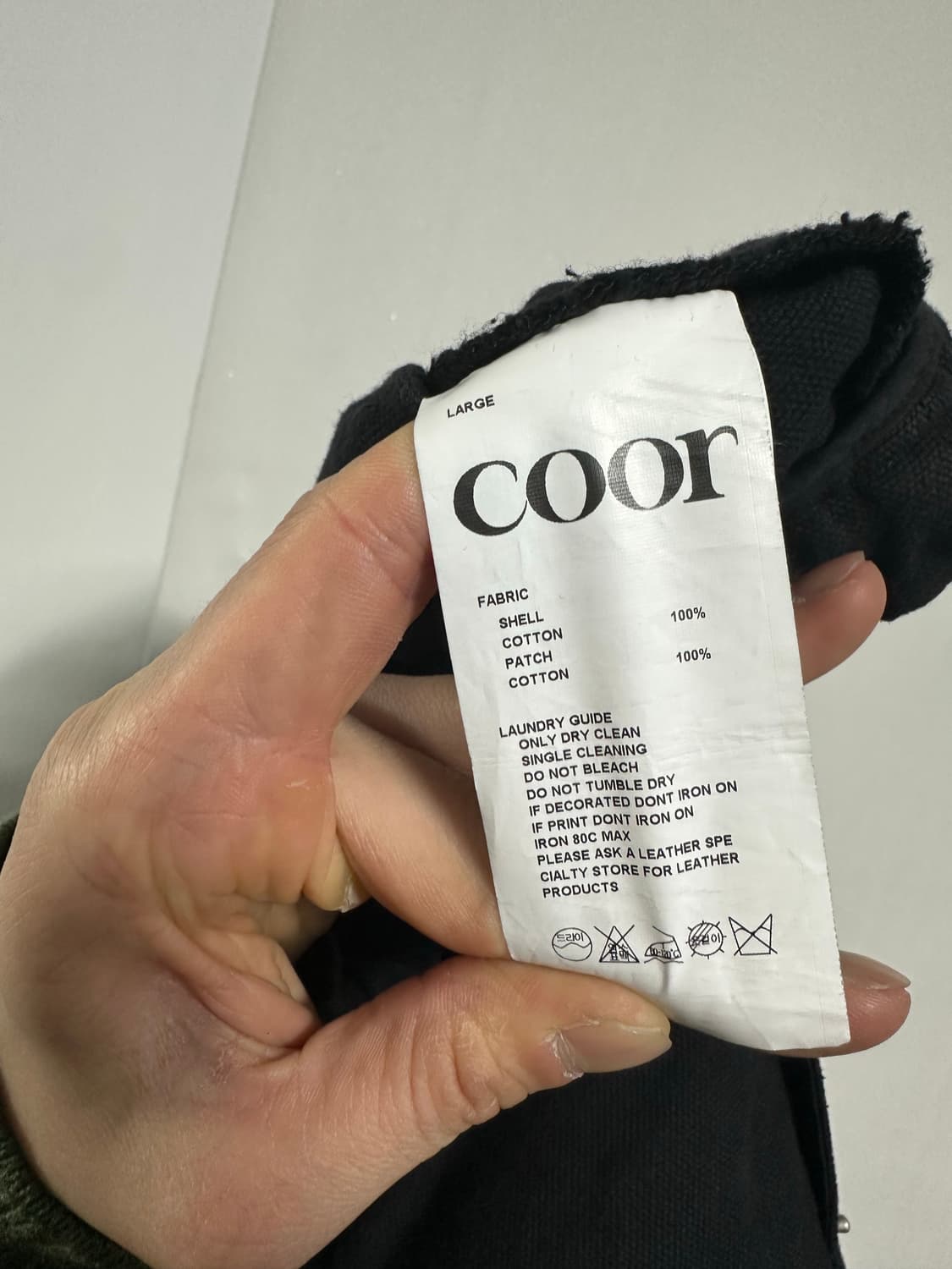 쿠어 오버다잉 페이디드 워크자켓 상품이미지4