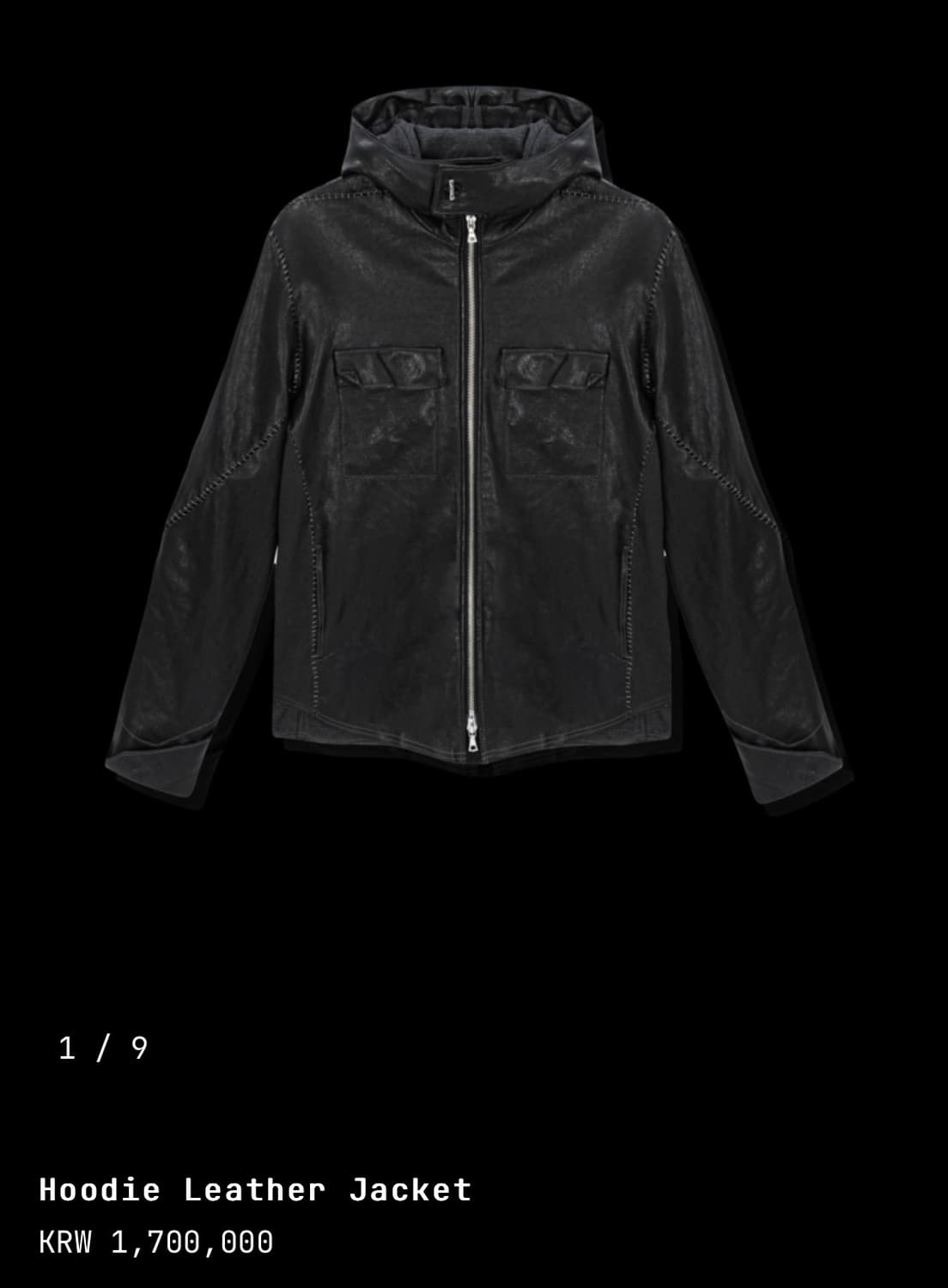 san263-1 램스킨 후드 자켓 상품이미지1