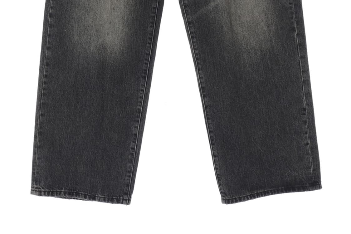 ZARA 흑청 워싱 벌룬핏 와이드 데님 팬츠 상품이미지5