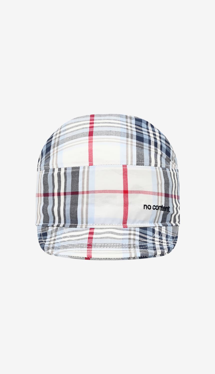 노컨텐츠 모자 220. Ribbon Check Cap _ Check 상품이미지1