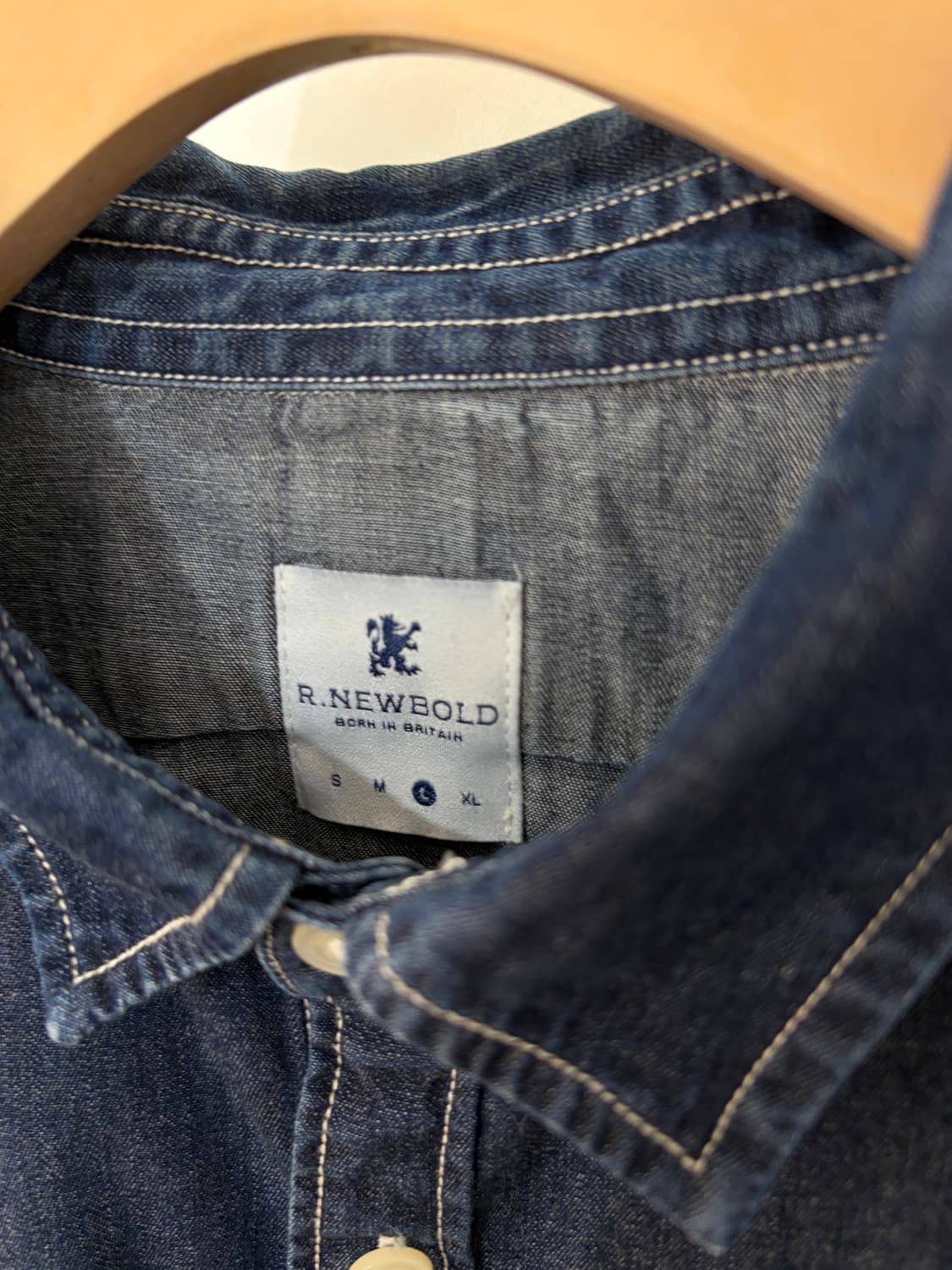 R.NEWBOLD denim shirt 상품이미지6