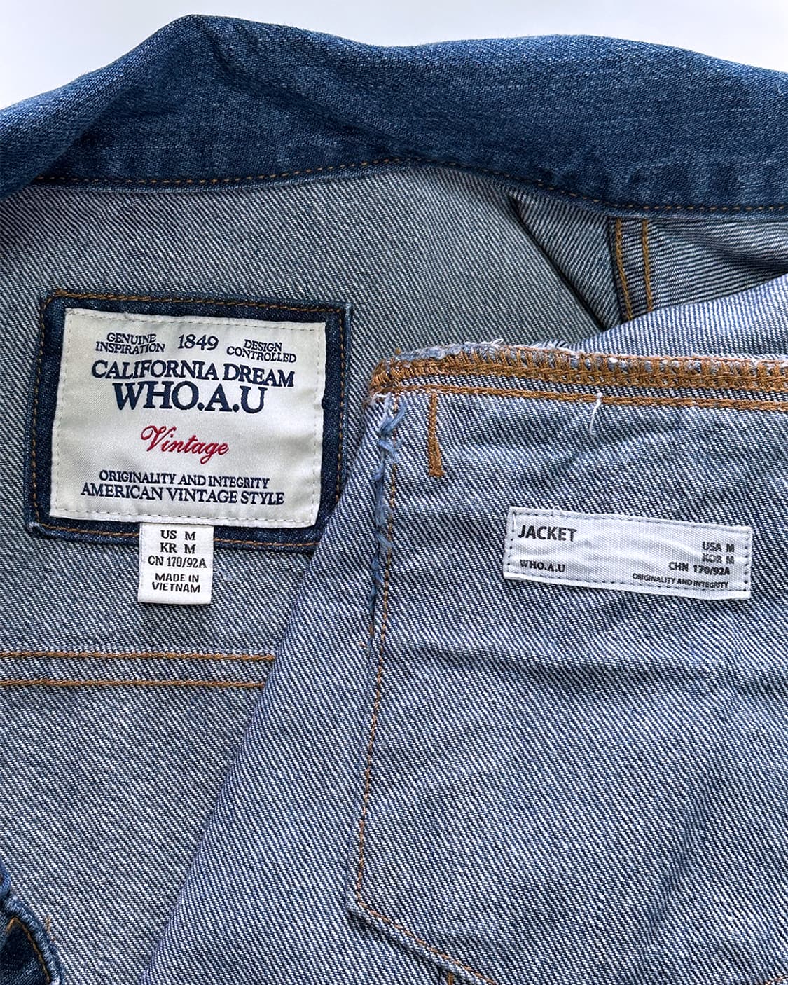 후아유 데님 자켓 상품이미지3